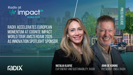 Radix Accelerates European Momentum at Cognite Impact World Tour Amsterdam 2026 as Innovation Spotlight Sponsor