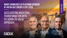 Radix Showcases as Platinum Sponsor at AVEVA Day Energy & EPC 2026