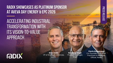 Radix Showcases as Platinum Sponsor at AVEVA Day Energy & EPC 2026