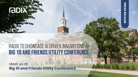 Radix and University of Missouri to Showcase AI-driven facility optimization at the Big 10 and Friends Utilities Conference