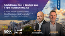 Radix to Showcase Vision-to-Operational-Value at Digital Oil & Gas Summit EU 2026