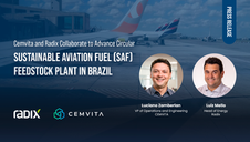 Cemvita and Radix Collaborate to Advance Circular Sustainable Aviation Fuel (SAF) Feedstock Plant in Brazil