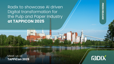Radix to showcase AI driven Digital transformation for the Pulp and Paper Industry at TAPPICON 2025