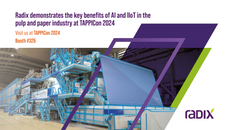 Radix to demonstrate key AI and IIoT benefits for the pulp and paper industry at TAPPICon 2024 