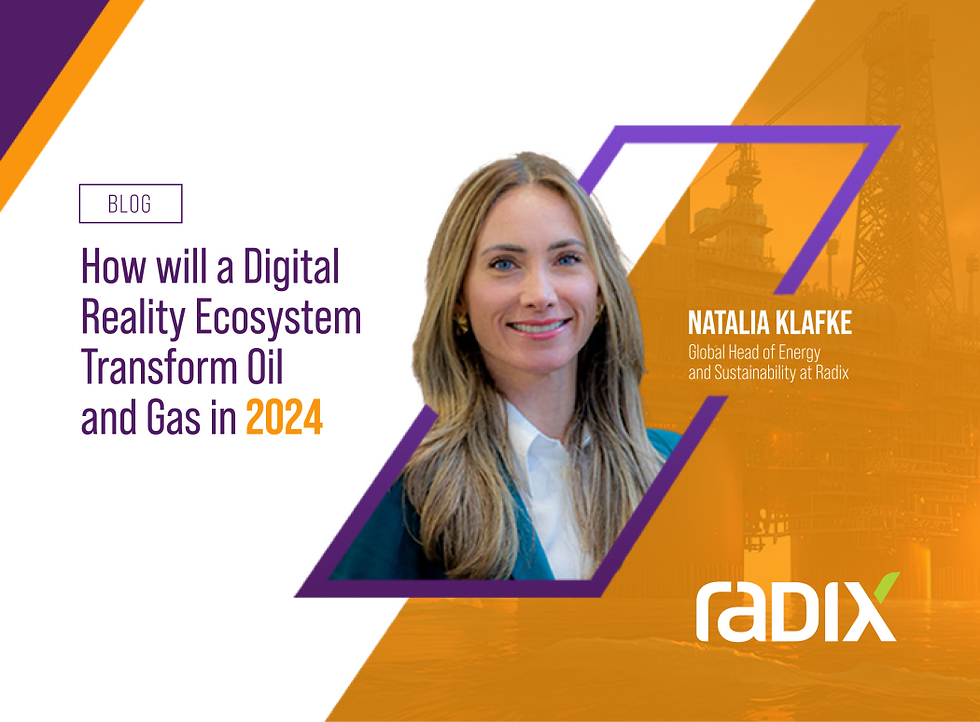 Natalia Klafke, Global Head of Energy with Radix