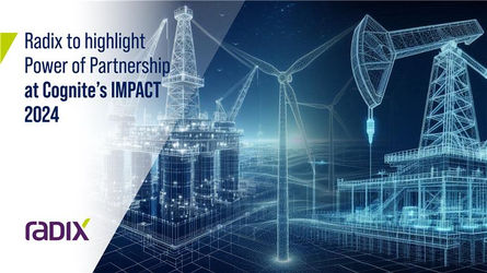 Radix to highlight Power of Partnership at Cognite’s IMPACT 2024