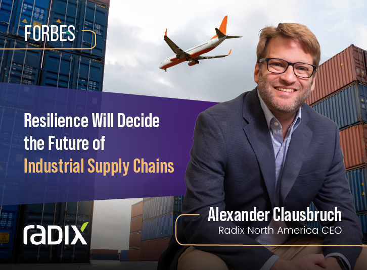 Alexander Clausbruch, CEO Radix North America, outlines strategies and technology that enable asset-intensive industrial competitiveness.