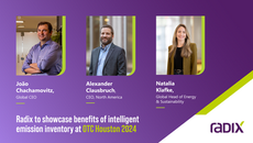 Radix to showcase benefits of intelligent emission inventory at OTC Houston 2024