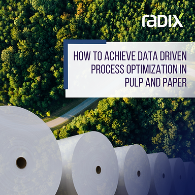 How to Achieve data driven process optimization in pulp and paper