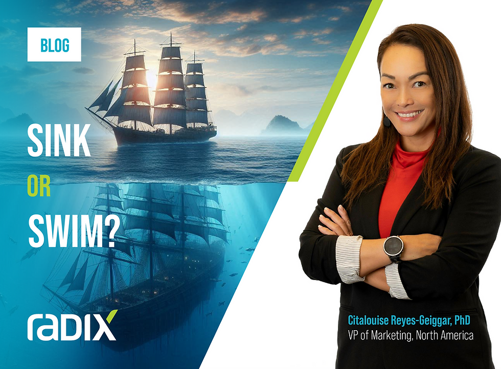 Sink or Swim? Resource Blog by Citalouise Geiggar, VP of Marketing, North America