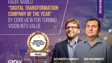 Radix Named “Digital Transformation Company of the Year” by CIOReview for Turning Vision into Value