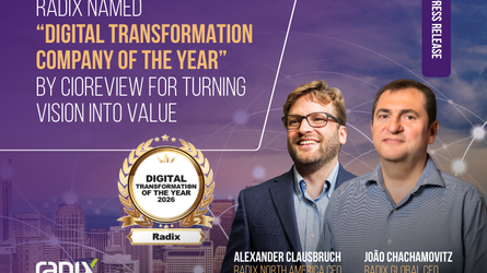 Radix Named “Digital Transformation Company of the Year” by CIOReview for Turning Vision into Value